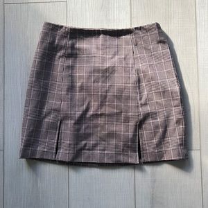 Aritzia plaid skirt